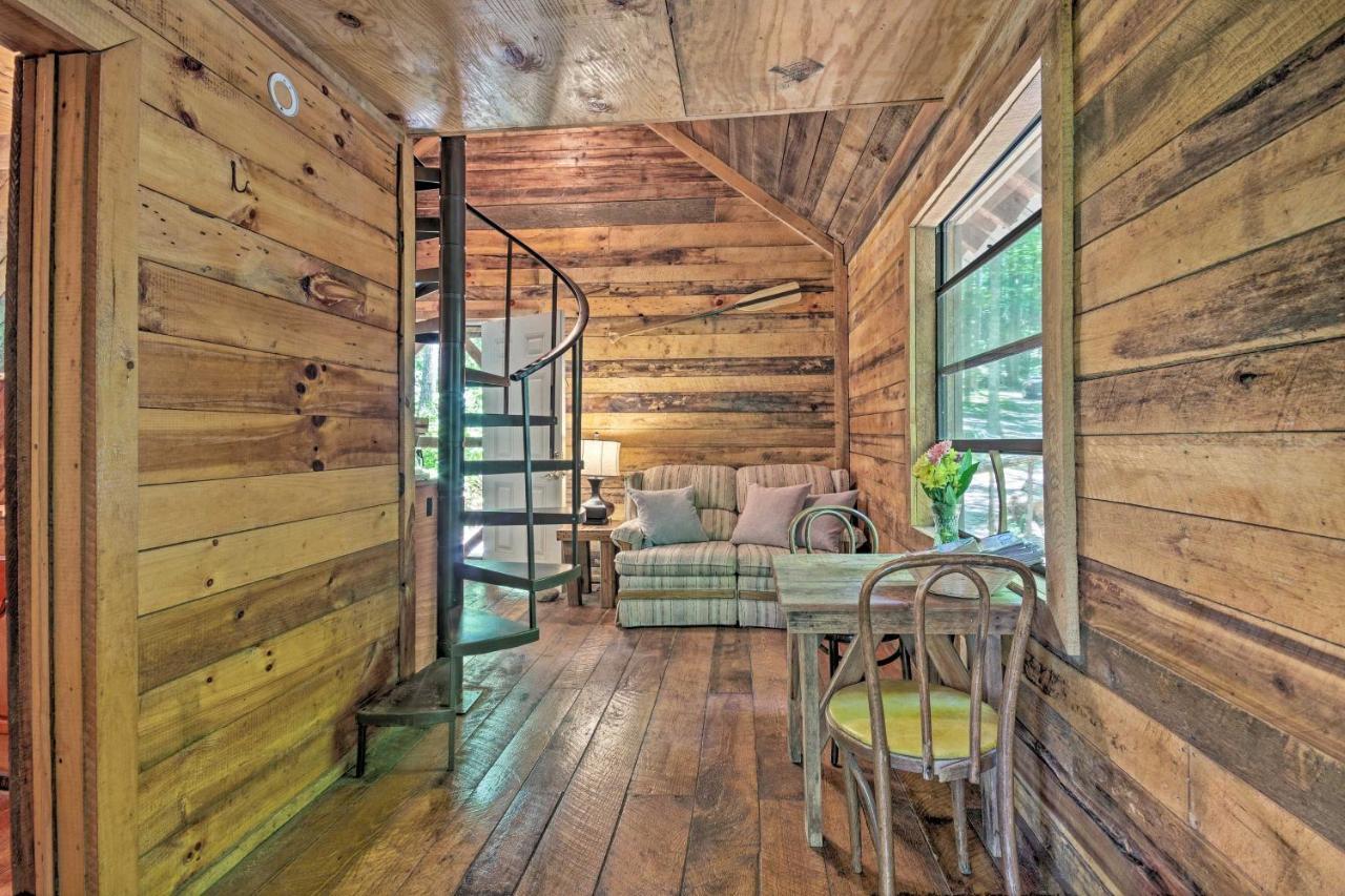 Creekside Cabin With Deck In Pisgah Forest! Barnardsville Exterior photo